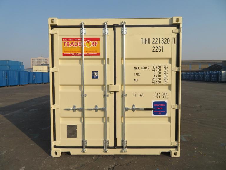 Conteneur maritime de 20 pieds (1er voyage) tunnel container (double end door)