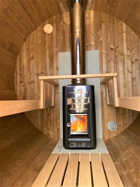 Sauna d'Extérieur Barrel 235 (Poêle en bois)