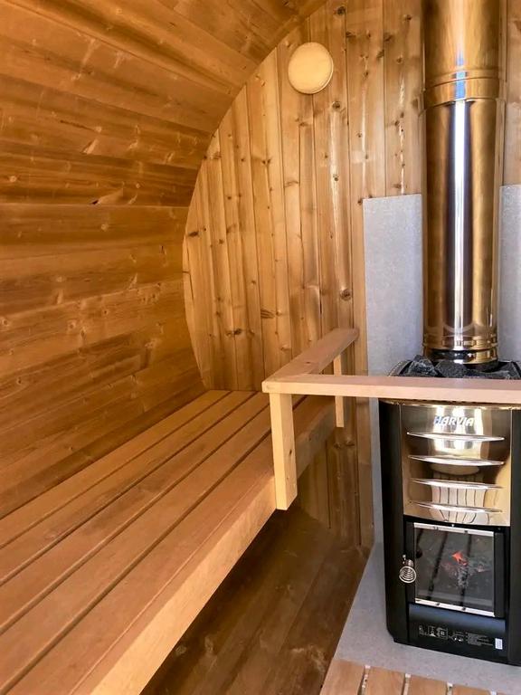 Sauna d'Extérieur Barrel 235 (Poêle en bois)