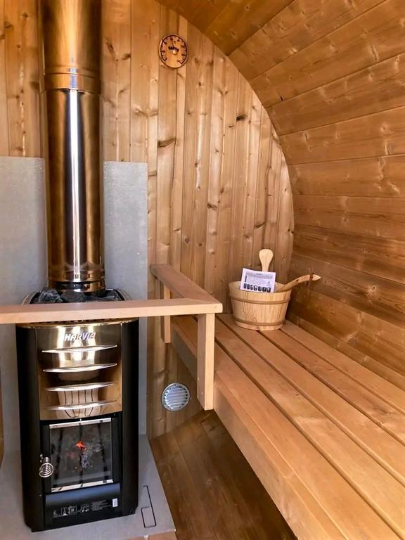 Sauna d'Extérieur Barrel 235 (Poêle en bois)