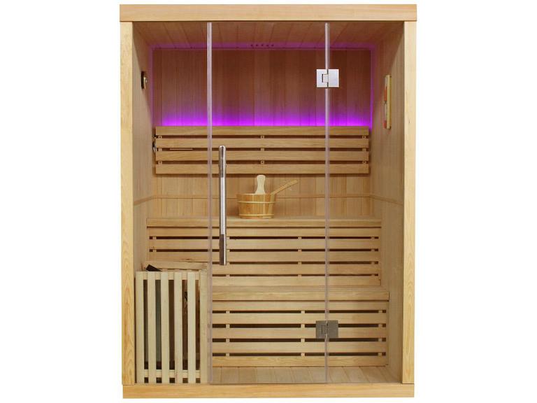 Sauna d'extérieur 4 à 6 places - 2 pièces - OREBRO - L330 x H265 x l200 cm