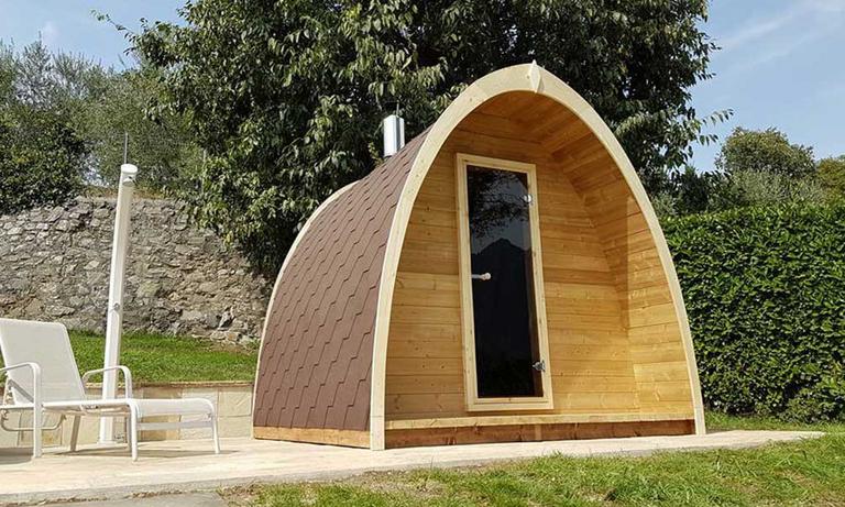 SAUNA POD 300 D'EXTÉRIEUR BARDEAU NOIR 