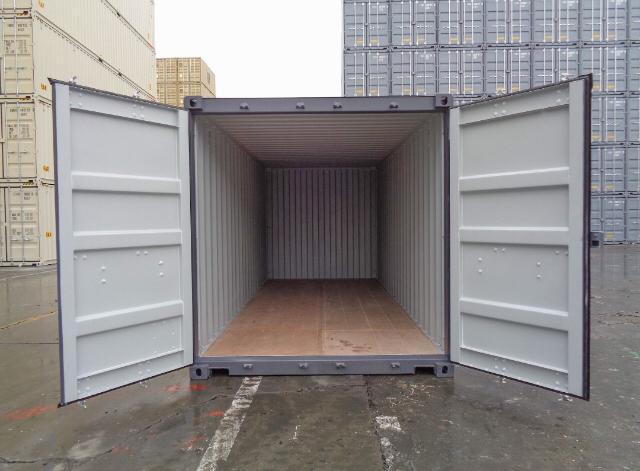 Conteneur maritime de 20 pieds (2er voyage) tunnel container (double end door)